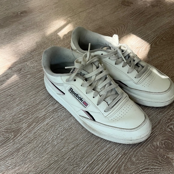 Reebok Club C85 Vintage Pink and Green Size 7.5 Women’s Vegan leather - Picture 4 of 8